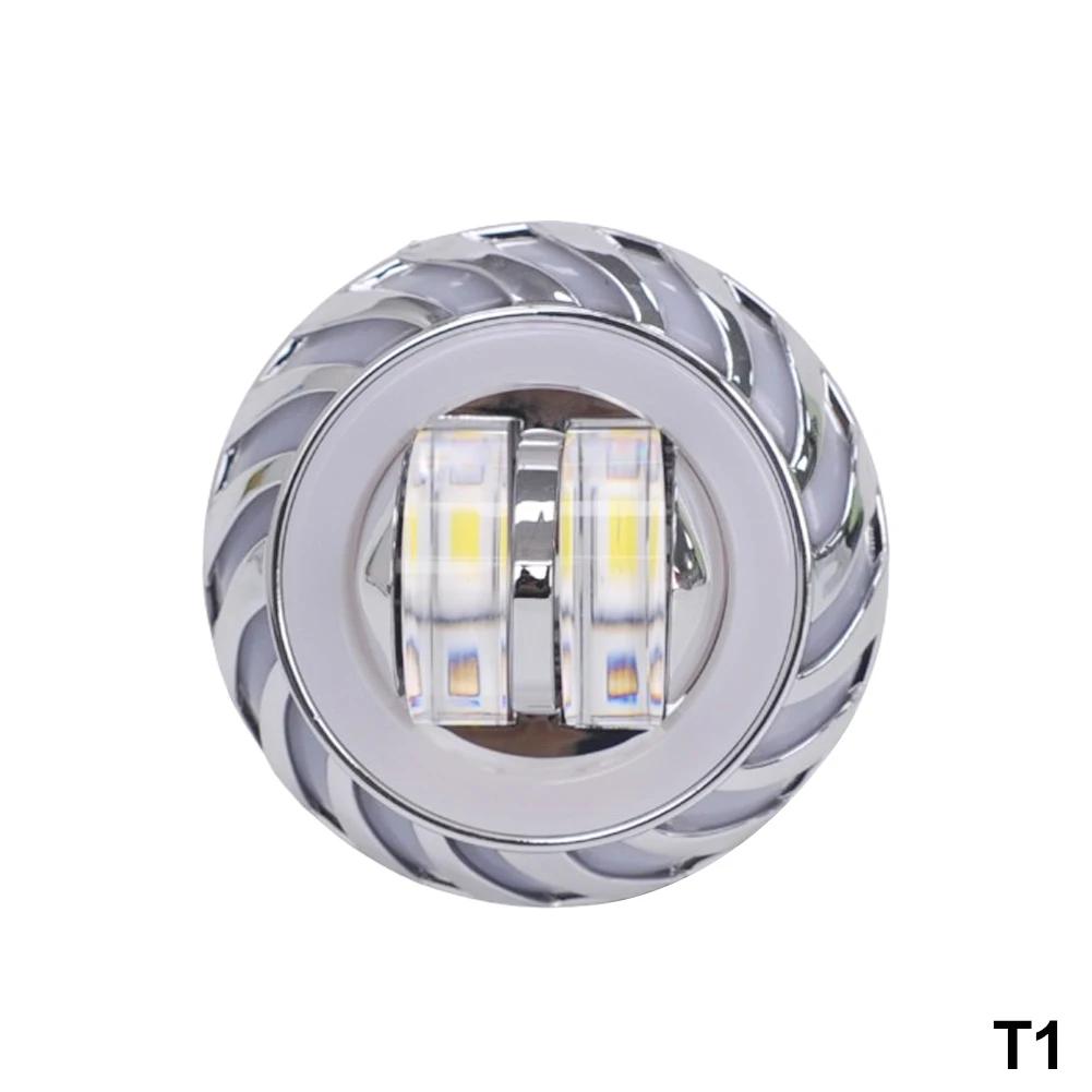 Auto Motorrad 8000LM Scheinwerfer LED Angel Devil Eyes Scheinwerfer Projektor Objektiv High/Low Strahl Strobe Scheinwerfer DRL Dual halo Lampe