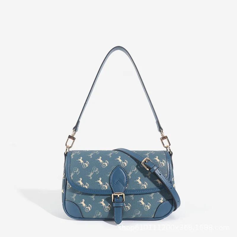 

New Luxury Design Women S Bag Pu Leather Retro Compact Square Bag High Quality Fashion Shoulder Bag Casual Crossbody