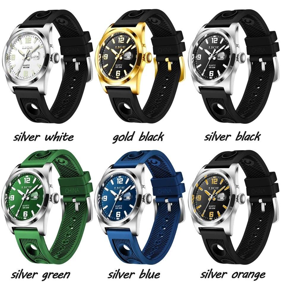 Brand Watch Men Silicone Sports Watches Men's Army Military Quartz Wristwatch Chronograph Male Clock Relogio Masculino