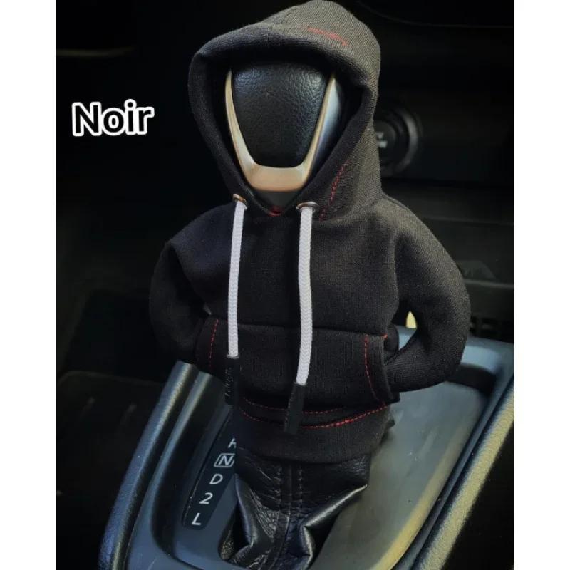 Gear Shift Mini Hoodie Cover Shift Cover Gear Handle Decoration Fits Manual Automatic Universal Car Shift Lever Interior Decor