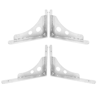 Upgrades Metal Wall Support Bracket Stable Side Wall Square  Bracket Perfect for DIY Enthusiasts & Interior Decorators