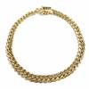 Great AVALANCHE Bracelet Miami Bracelet Yellow Gold 10K Mens Used
