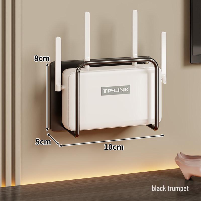 

WiFi Router & Power Strip No-Drill Wall Mount, Set-Top Box Holder
