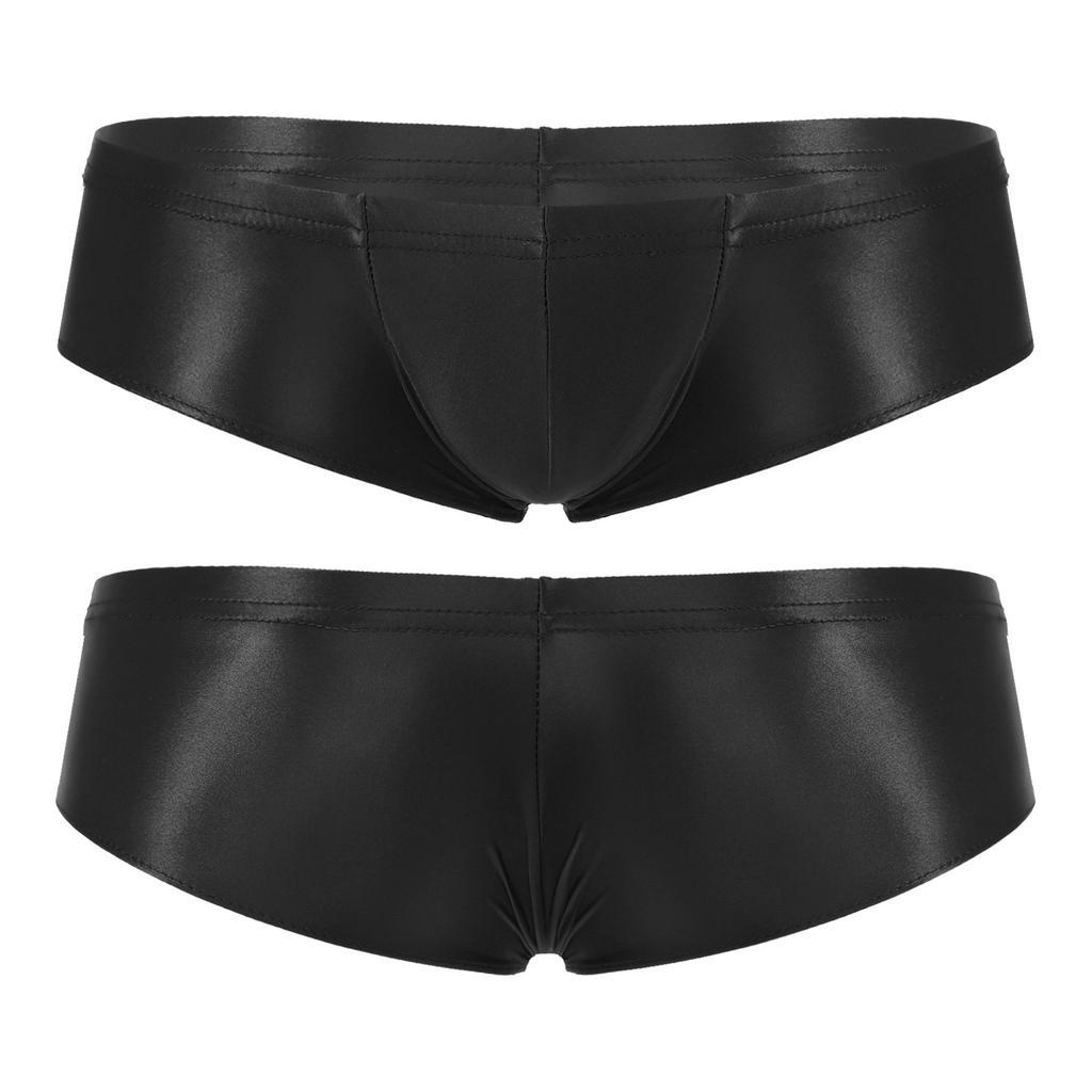 Mens Low Rise Briefs Solid Color Elastic Waistband Underwear Swimwear Lightweight Stretch Comfort Daily Wear