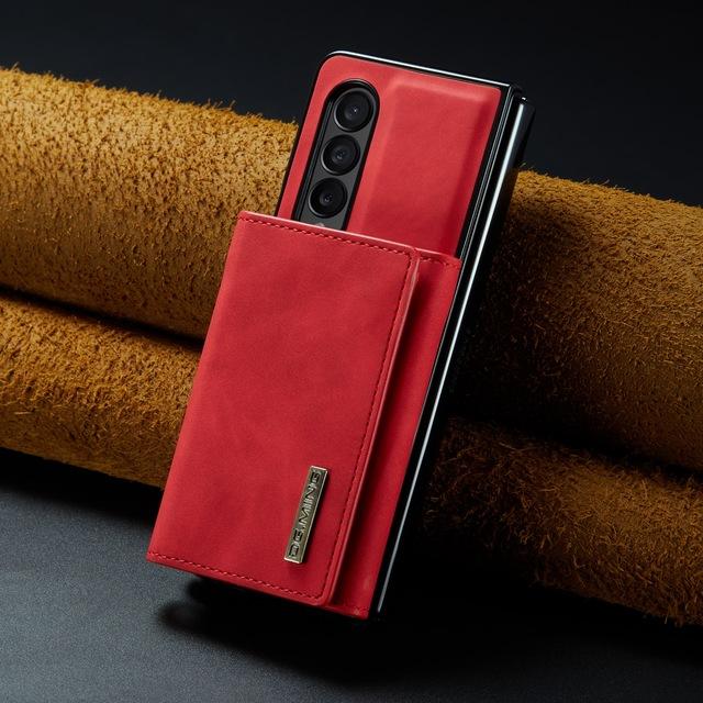 Kickstand Leather Business Phone Case For Samsung Galaxy Z Fold 4 5g Fold4 Fold 3 Fold3 2 In 1 S23 Ultra S22 Plus S21 Fe S20