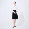 Navigare Women's A-Line High-Waist Pleated Midi Skirt