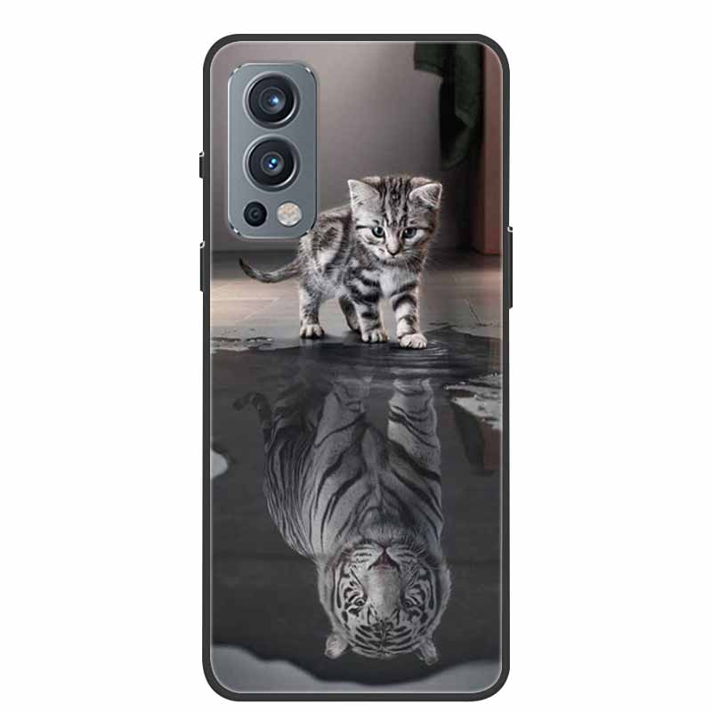 Black Silicone Case For OnePlus Nord 2 5G Phone Case Cover Soft Funda For One Plus OnePlus Nord 2 Back Cover Case 1+Nord 2 Nord2
