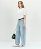 BASIC HOUSE Women'S Silket Sleeve Modulation Short Sleeve T-Shirt White Lzts3213