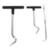 3 Pcs Heavy Duty O Ring Rubber Seal Puller Pick Tool Set Metal Universal Fit Oil Seal Puller for