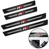 opq1 5Pcs Car Door Sill Sticker Anti-scratch Protection Decals For VW R Line GTI Atlas Jetta Touareg Variant Golf Polo Taos Nivus Pas