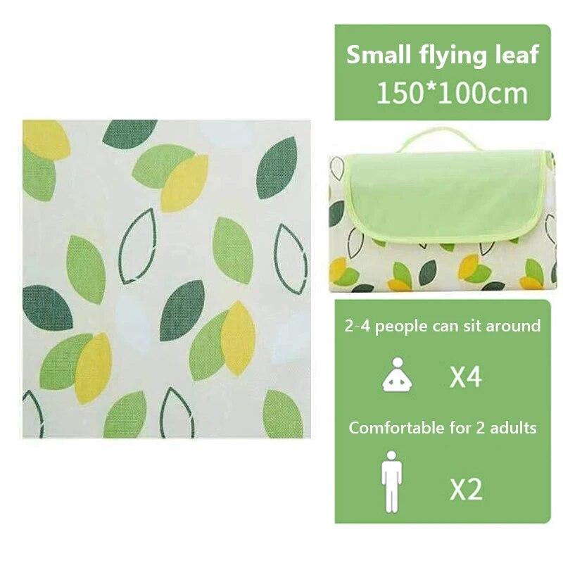 Picnic Mat Camping Hiking Outdoor Portable Beach Blanket Folding Camping Mat Thick Waterproof Lawn Cloth Camping Equipment Mat