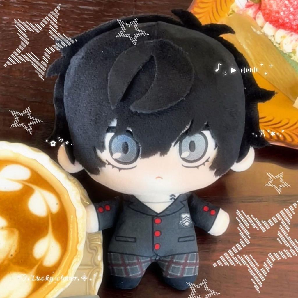 10Cm Amamiya Ren Soft Figure Joker Snuggly Cottonfabric Plushie Animated Periphertals Filled Item Bagpack Hanger Enthusiasts Collectable Holiday