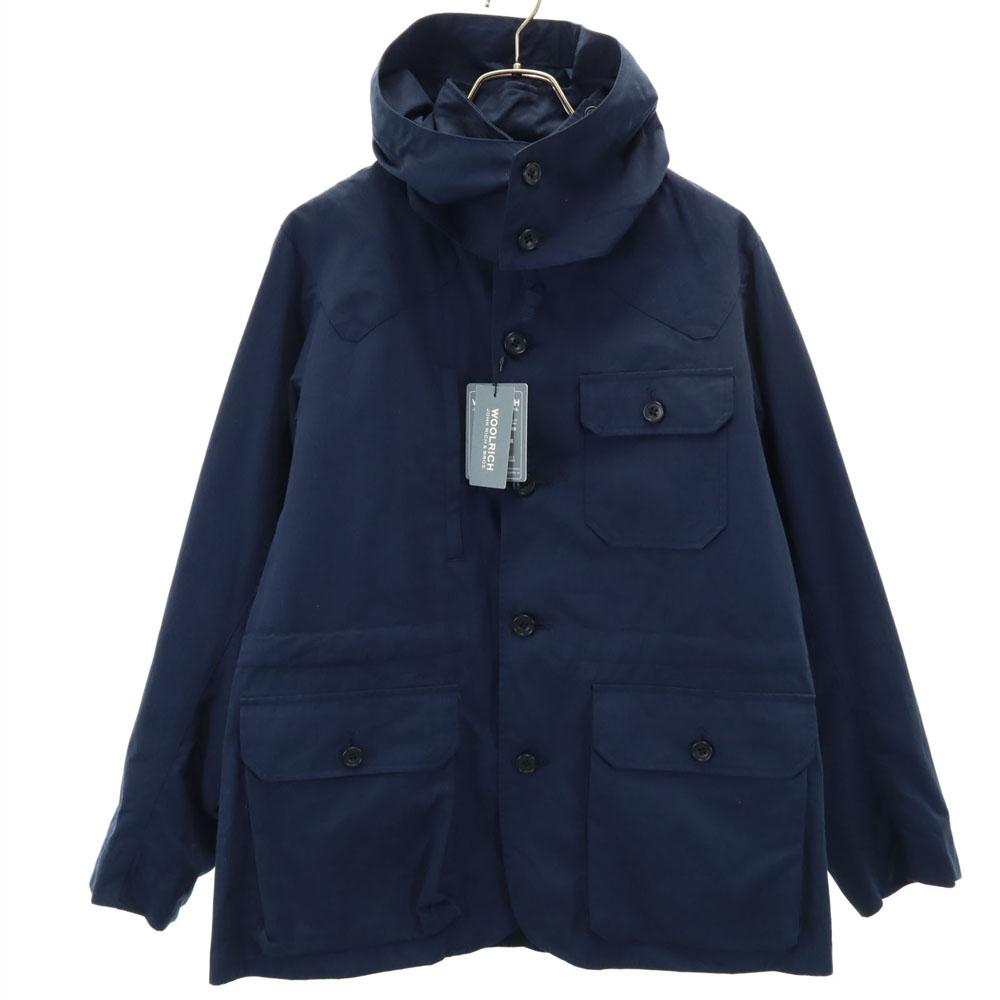 Unused WOOLRICH Field Jacket S Navy Parker Men's Used
