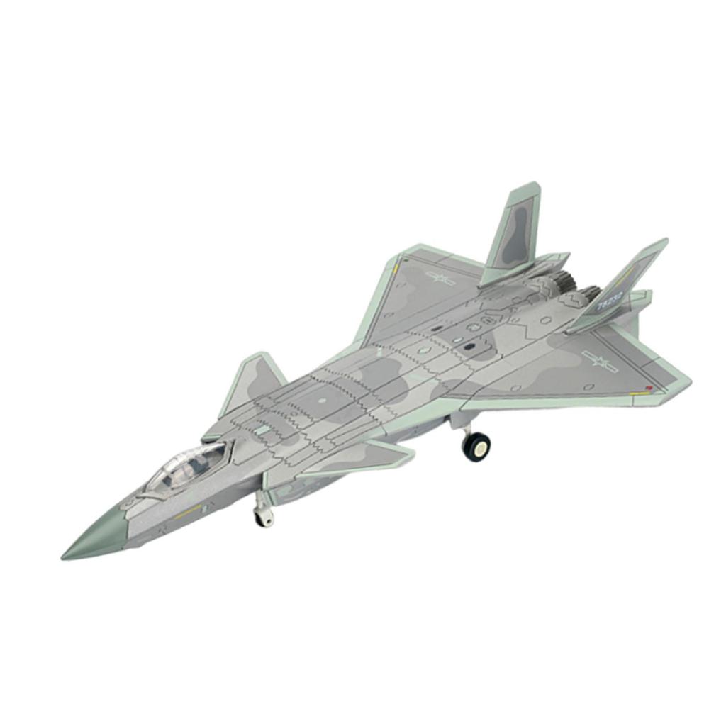1:72 Scale Aircraft Model Building Kit J-20 5TH Gen DIY Assembly Simulated Tabletop Decoration Plane