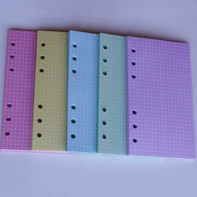 A6 Color Inner Page Loose-Leaf Notebook & Planner - 100g, Multifunctional Travel Journal Refill