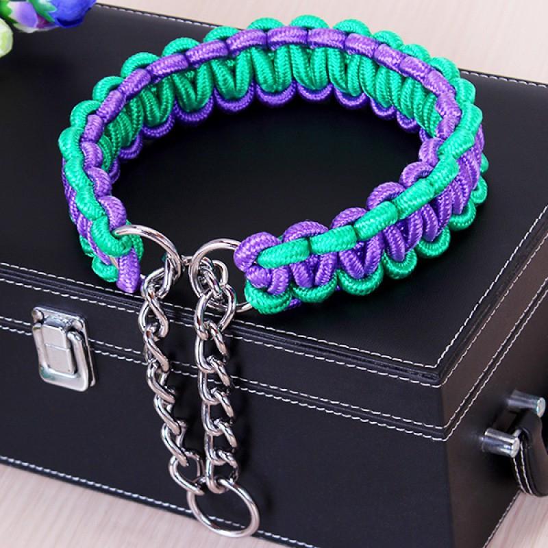 Dog Collar P Chain Small Medium Large Dogs Adjustable Pet Training Walking