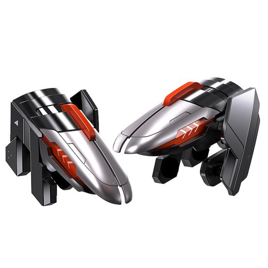 

Phone Triggers Four-position Adjustment Six-finger Linkage One-click Burst Auxiliary Pressure Grab Metal Alloy Buttons Firmly Fixed Mobile чёрный