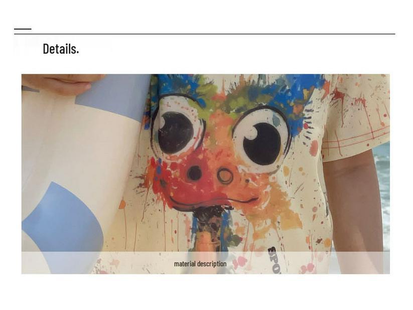 Colorful Cartoon Swimsuit Set for Kids: Short Sleeve Top & Shorts - Perfect for Beach or Hot Spring Adventures