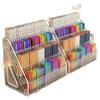 Acrylic Watercolor Pen and Brush Organizer - Large Capacity Desktop Storage Box