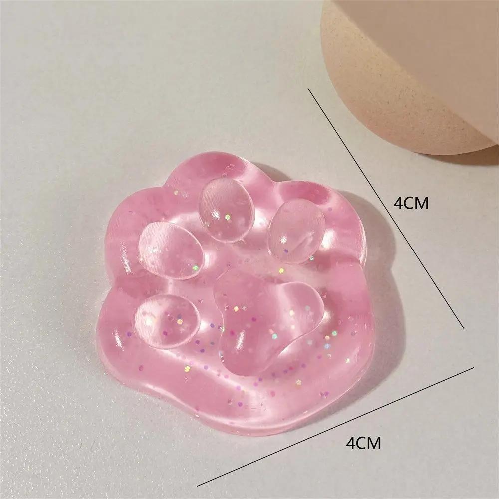 Mochi Taba Squishy NEW Fidget Toy Mini Kawaii Plush Cat Paw Silicone Small Cat Paw Cute Pink Cat Foot