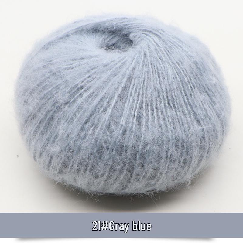 Mohair Baby Sweater, Scarf, Shawl, Matching Set - Fine Wool Crochet Kit