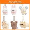 Cotton Rilakkuma Rabbit Fox Bear Cute Animal Plush Doll Keychain Pendant
