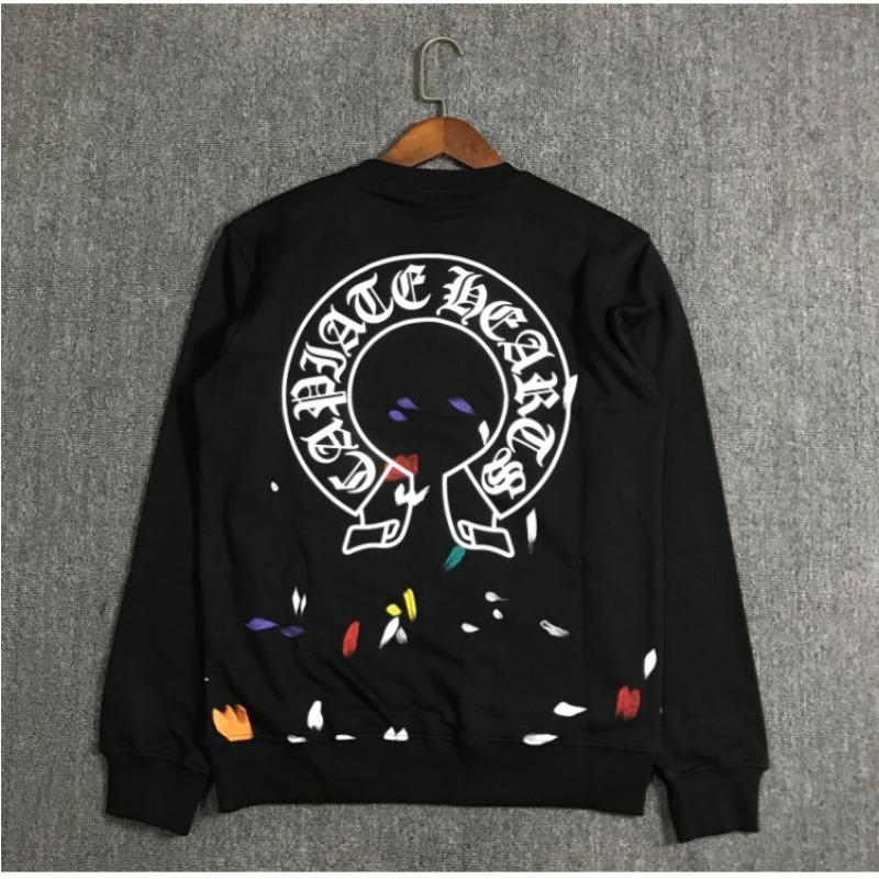 

2024 Осень и зима Модный тренд Новая хлопковая толстовка с принтом для мужчин и женщин Модный бренд Повседневная спортивная свободная толстовка с капюшоном 4XL