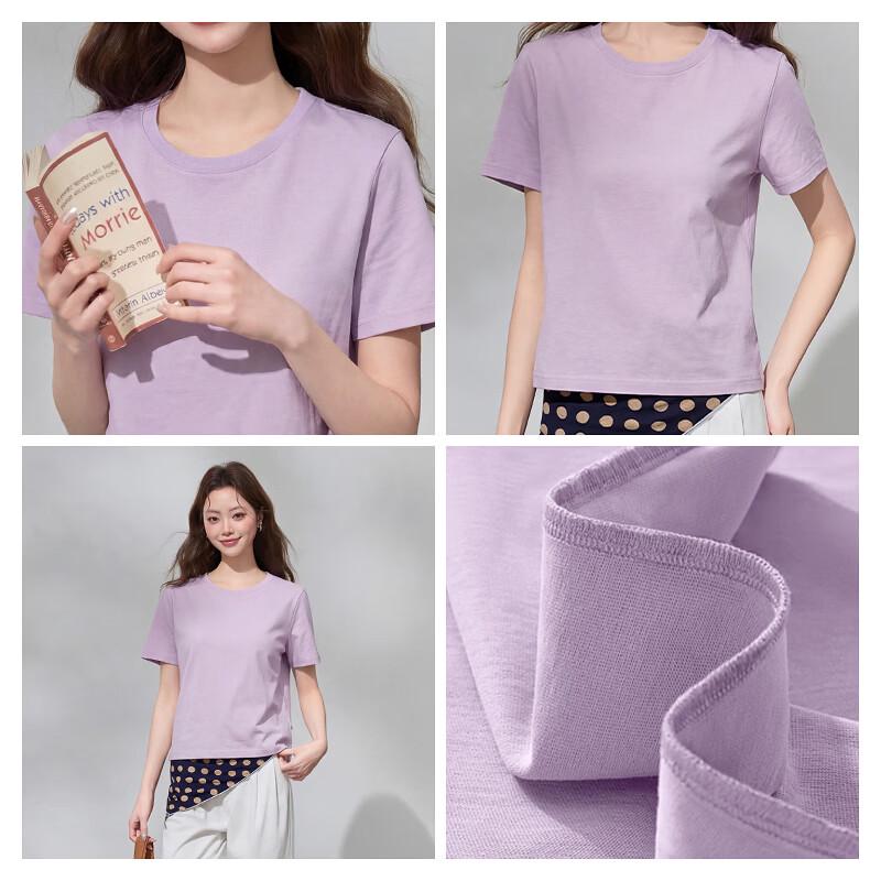 MJ STYLE Women's Pure Cotton Star Heart T-Shirt