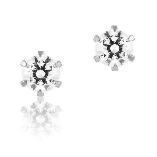 Yondo K10 White Gold Earrings 151636153209 Canal4℃ (Canal Sea) (WG)
