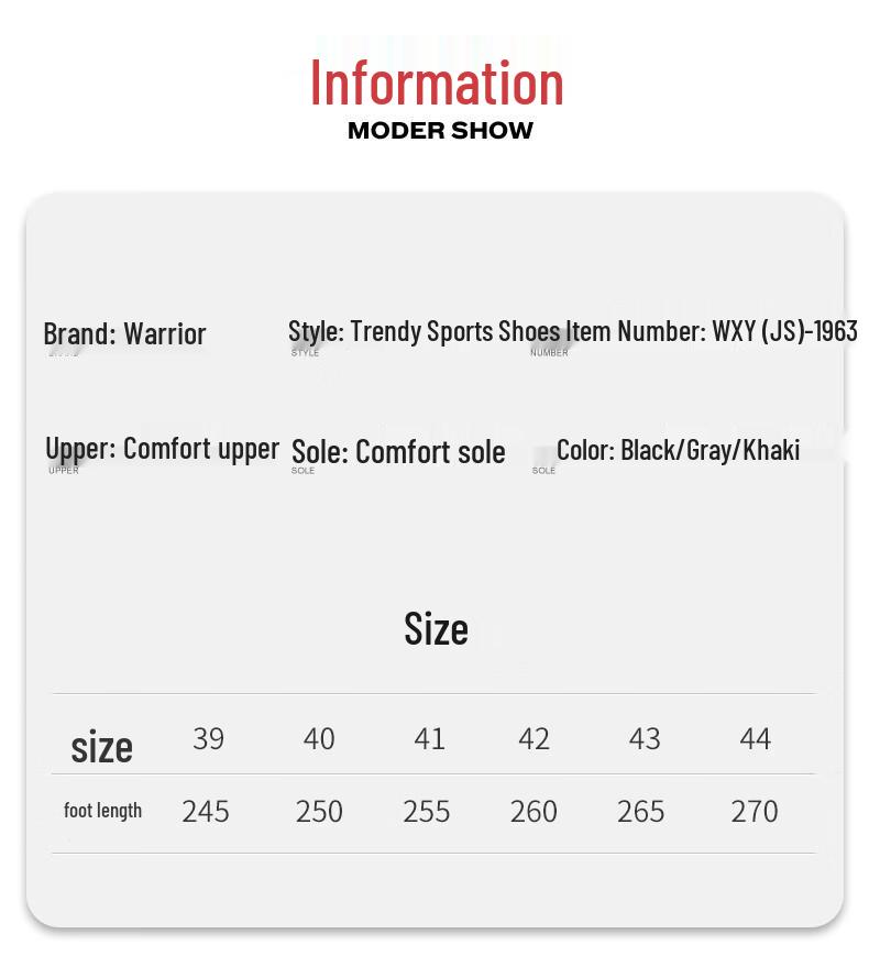 Warrior Men's 1963 Slip-On Breathable Walking Shoes