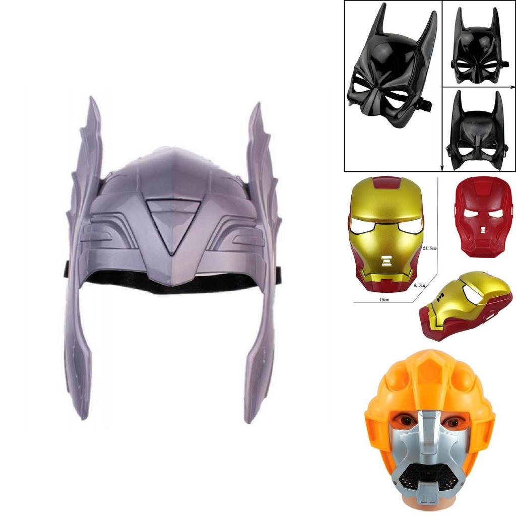 Пластикова маска шолома Тора для дорослих, унісекс, для маскарадних вечірок на Хелловін**