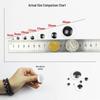 Adhesive Black & White Googly Eyes Assorted for DIY Crafts & Toy Accessories