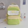 Schoolbag Large Capacity Contrasting Color Backpack Female Cute Small Fresh College Style School Bag Girls Junior High School High School Backpack 