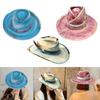 Vintage Hat for Men Women with Ribbon Belt Wool Feathered Hat Cosplay Party Costume Hat Stage Show Props Jazzy Hat