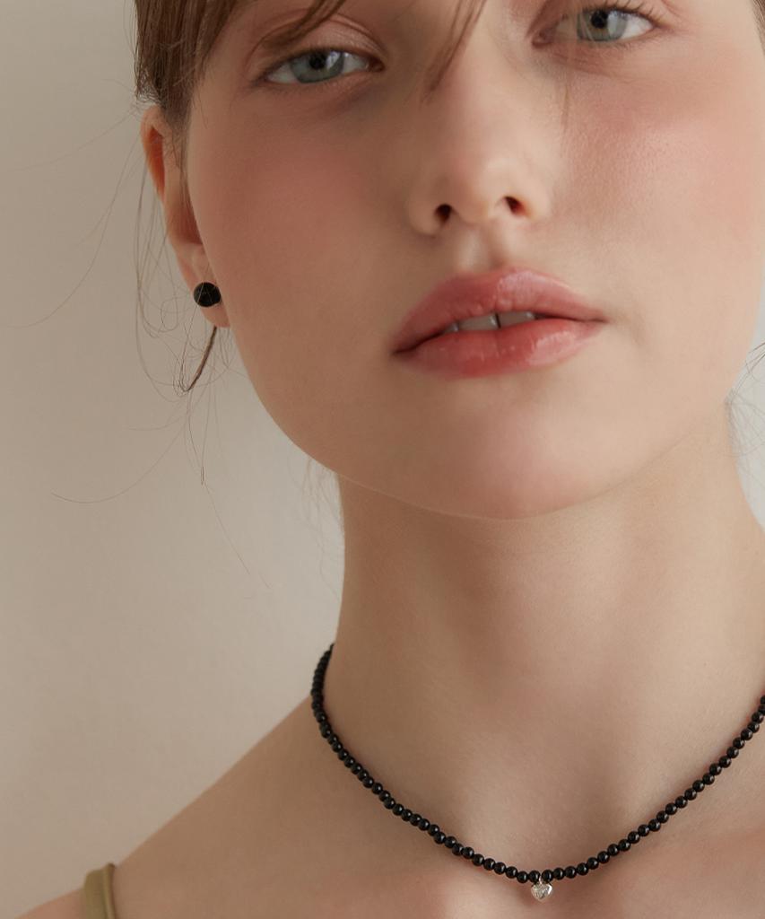 Tatiana (Silver 925) Under Heart Gemstone Necklace Nz2148