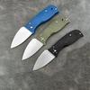 3 Colors Mini Portable Folding Knife D2 Blade Nylon Fiber Handle Sharp Kitchen Essential Fruit Slicing Multi-purpose Knife