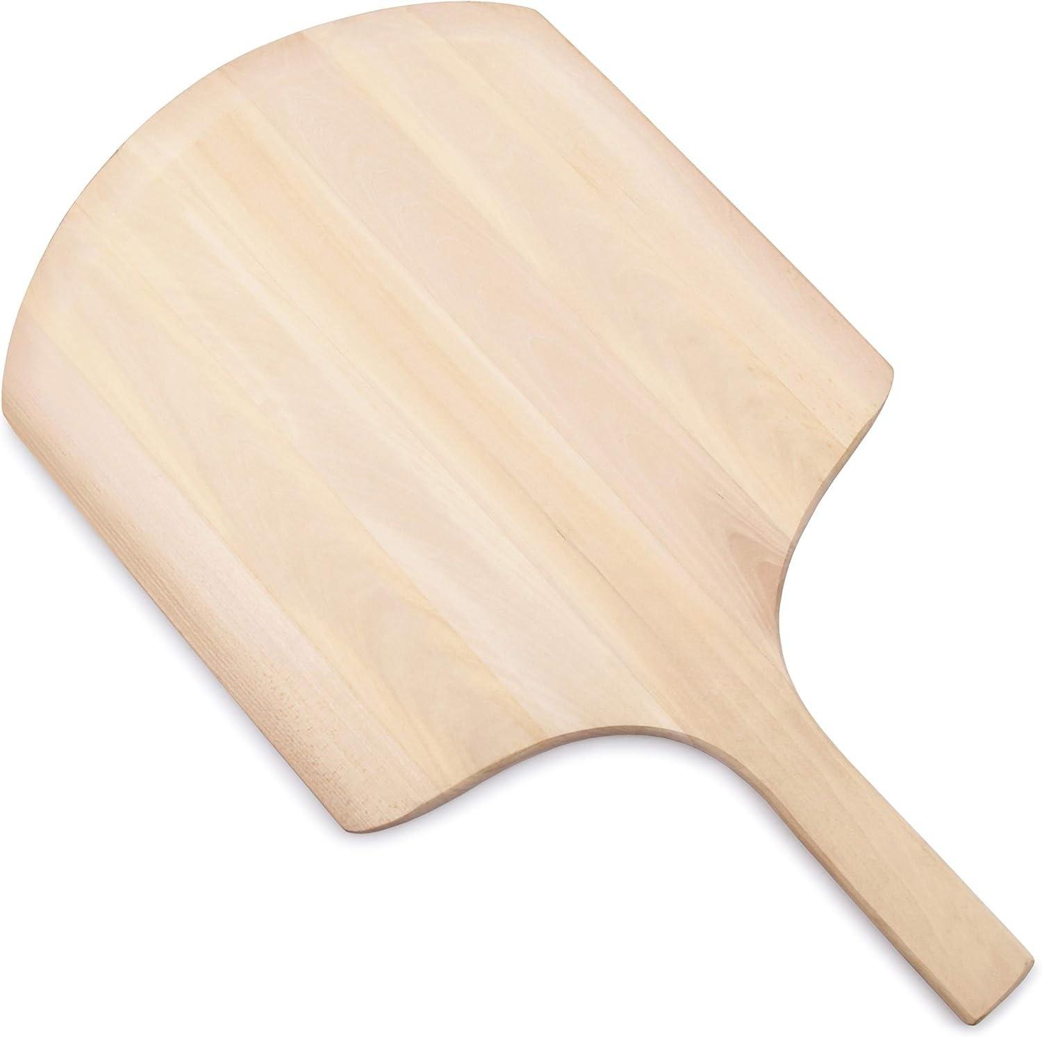 Restaurant-Grade Basswood Pizza Peel Wood Pizza Board Tray Overall Length
