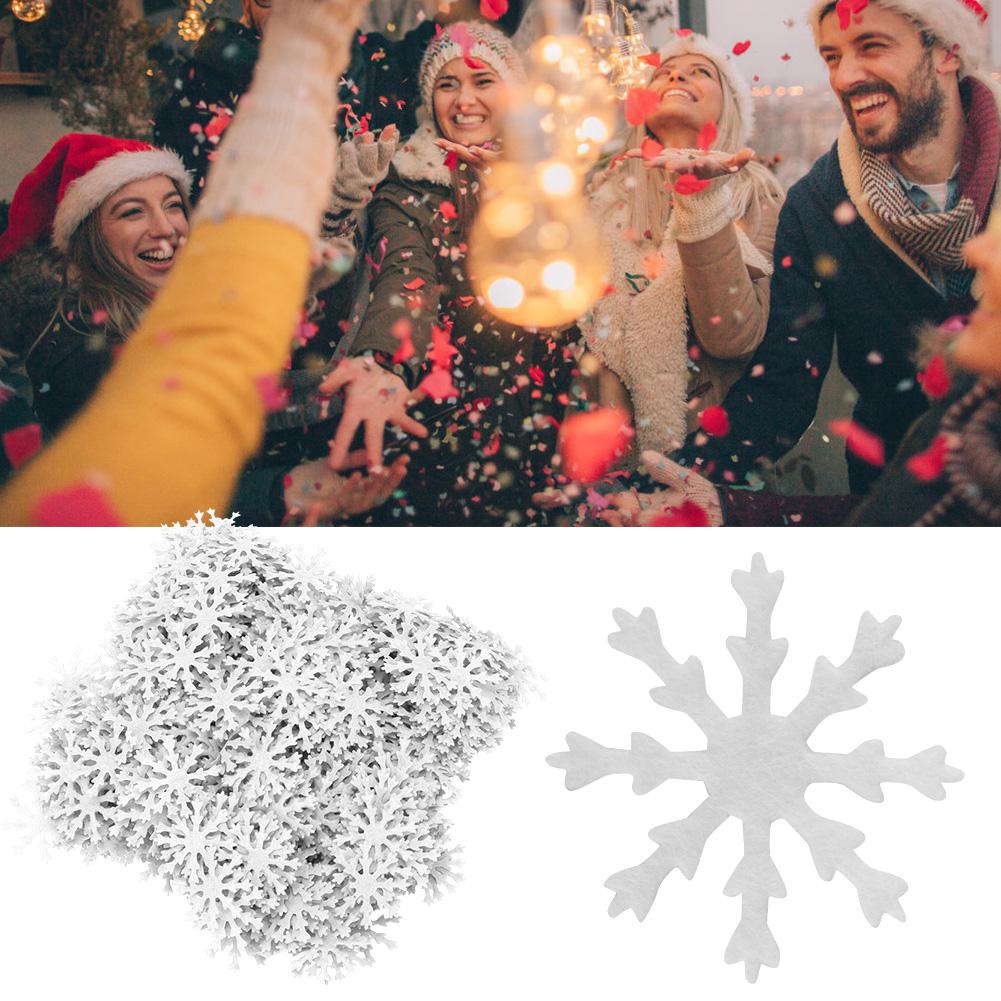 500pcsCelsiusset Christmas Snowflakes Ornament Halloween Decoration Birthday Party Table Confetti