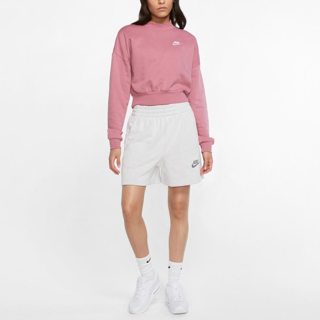 Nike Logo Running Breathable Knit Shorts Women shorts White CU6406-094