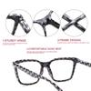 TUREZING Blue Light Blocking Reading Glasses for Women Men Premium Black Series High Quality Prescription Glasses