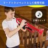 PAMPET Plastic Bb Trumpet Lightweight High Durability Carry Bag Includes One 3C and One 7C Mouthpiece (Red)