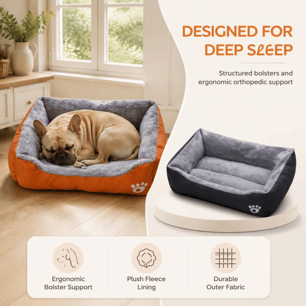 Multi-size Cat Rest Pad PP Cotton Plushie Pet Kennel New Winter Dog Bed For Puppy