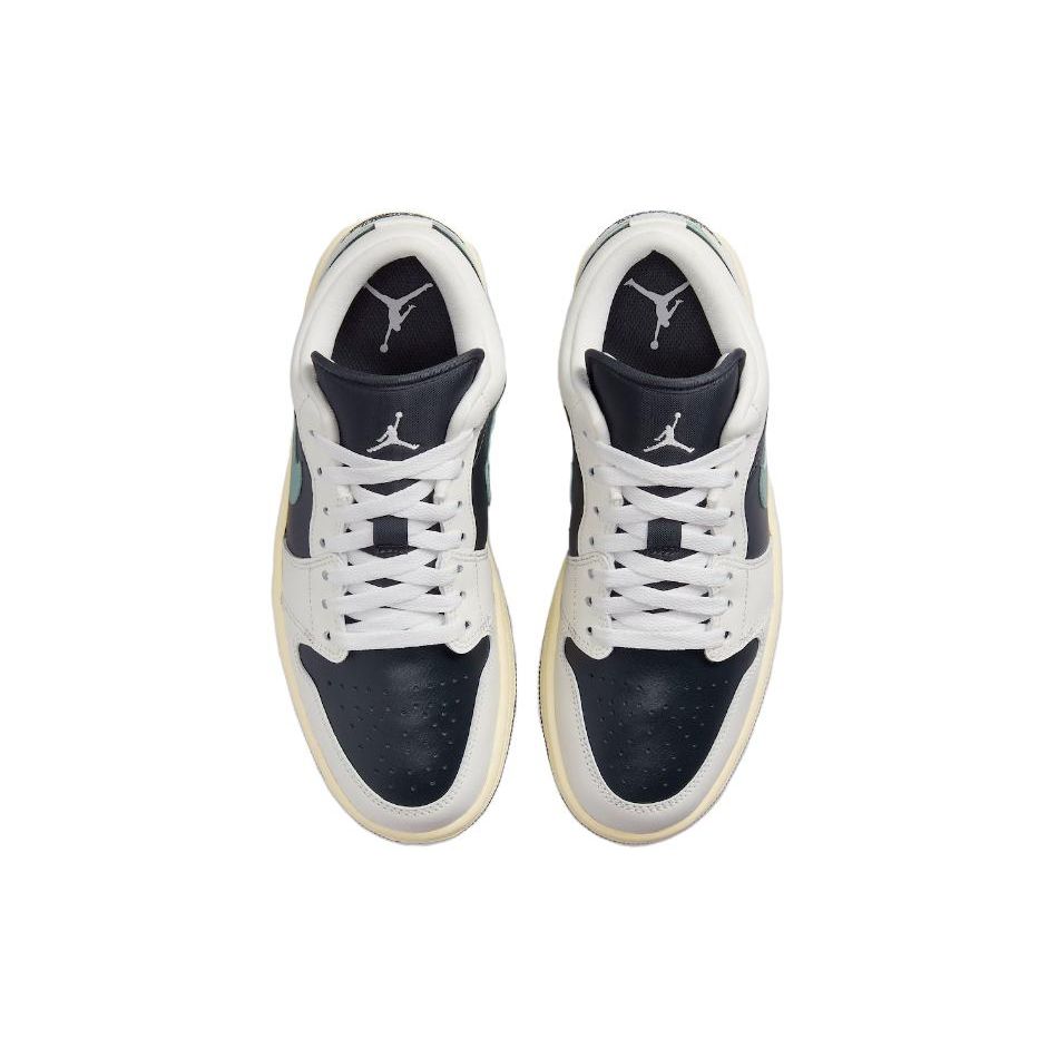 Air Jordan 1 Low Jade Smoke Sneakers da Donna Nero Antracite Vela DC0774-001