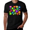 Hippy Flower Daisy Spring Pattern Tshirt Lightweight Running Tshirt
