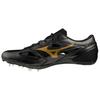 Mizuno Geo Silencer Fx Professional Chiodi da Pista Corta Nero Oro Unisex U1GA202109