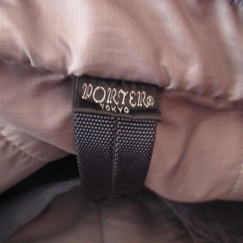 Used AUTHENTIC PORTER flashTote Bag Navy Nylon
