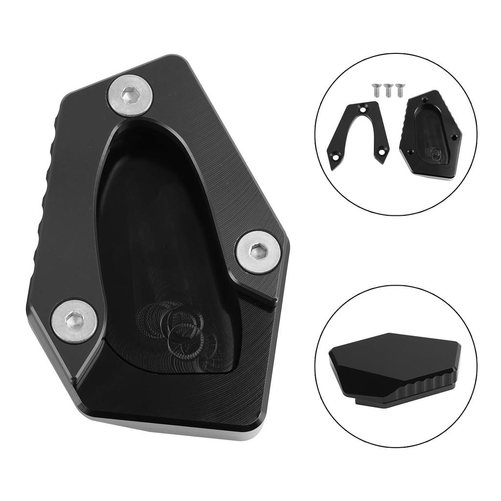 Bruce & Shark Side Stand Compatible Speed Twin 900 22-23 Street Cup 900 17-18 Plate Dress Up Parts Black