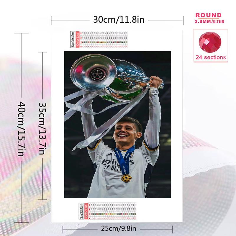 Guler Pattern  3pcs 100% Round Full Drill 5D DIY Diamond Painting Embroidery Cross Stitch Rhinestone Décor
