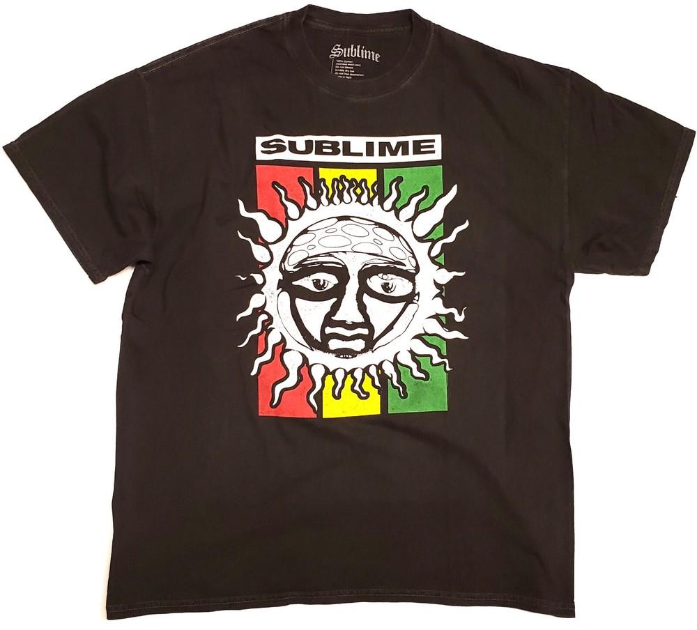 

SUBLIME T-shirt Licensed Tee Men s Oversized O/S Mineral Wash Black New Unisex T-Shirt XXXL