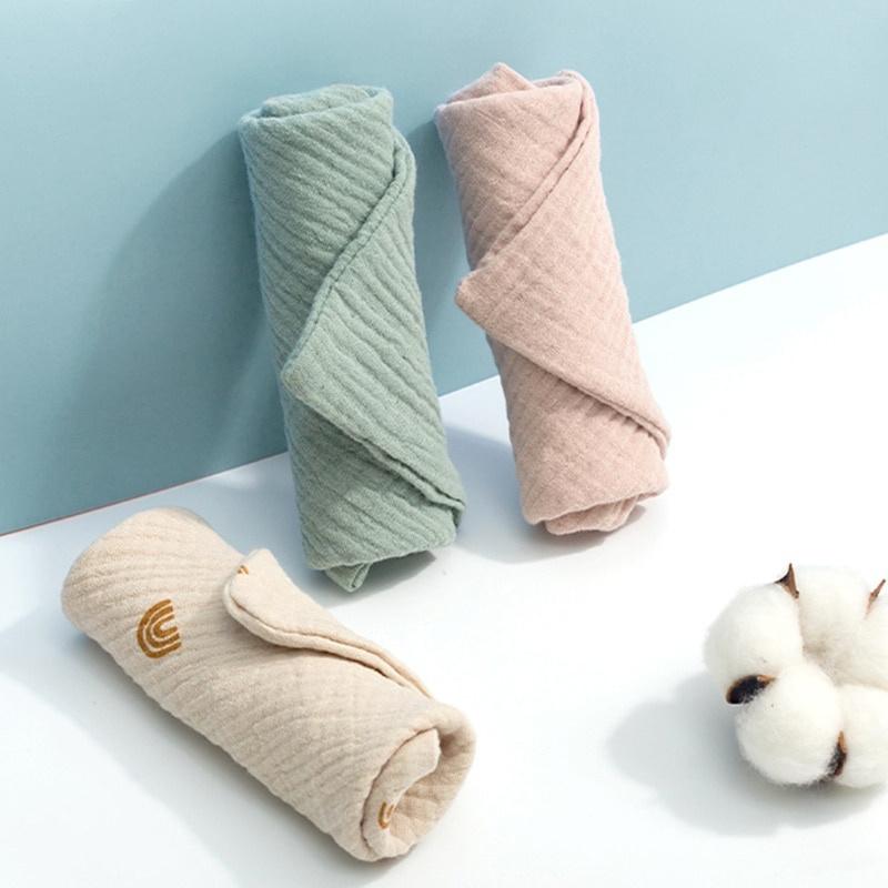 5pcs/set Towel Baby Facecloth Baby Bath Towel Handkerchief Cotton Burp Cloth Soft Absorbent Gauze